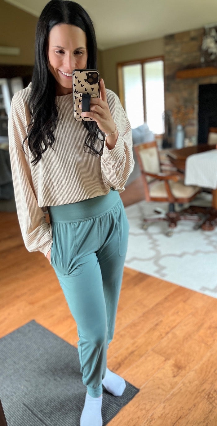 Life of Leisure Joggers (Tidewater Teal)