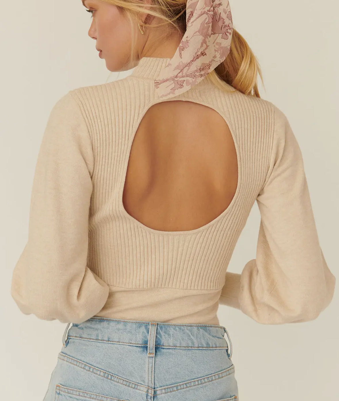 Out & About Open Back Bodysuit